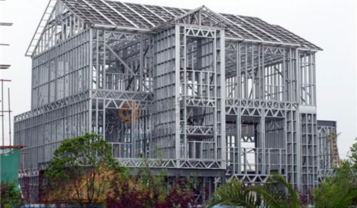 山東三維鋼結構公司輕鋼龍骨別墅圖集