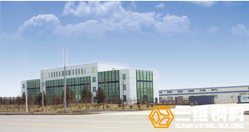 濟寧福林汽車鋼結構廠房工程